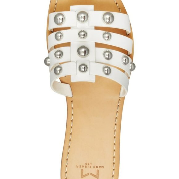 NEW MARC FISHER STUDDED SANDALS - Picture 7 of 8